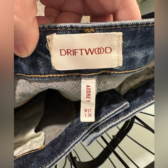 Driftwood Audrey Medium Dark wash jeans 27 Women’s blue denim pants Free People - Picture 7 of 12